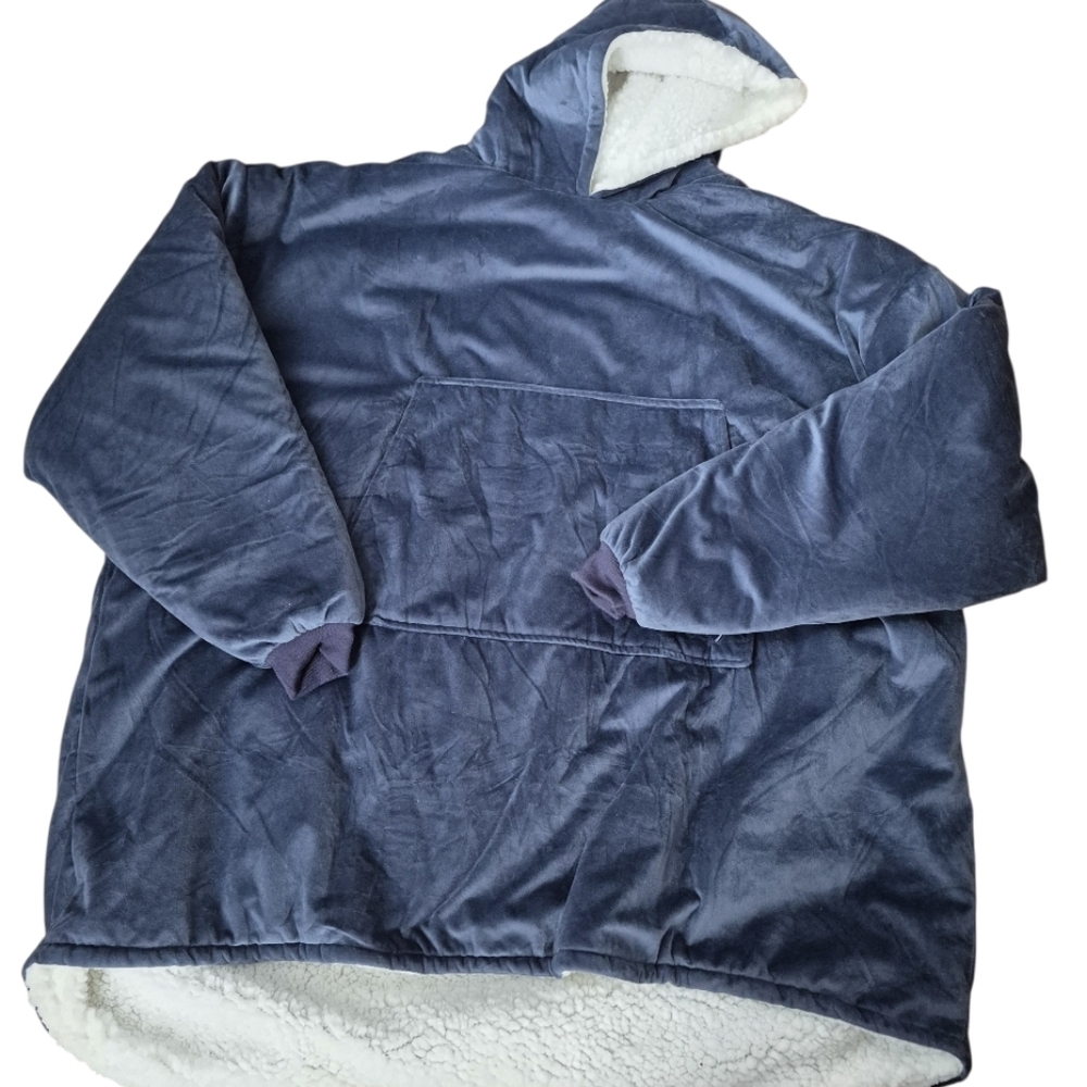 The Comfy Oversized Wearable Sherpa Lined Blanket Adult One Size